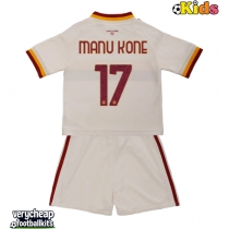 AS Roma Manu Kone #17 Replica Away Minikit 2026-27 Short Sleeve (+ pants)